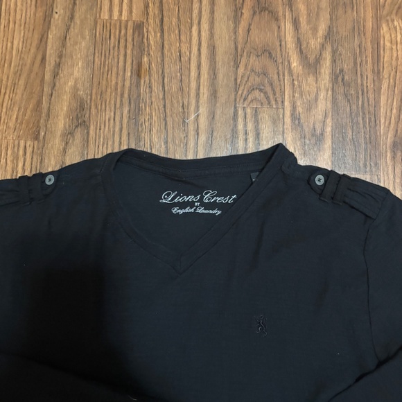 Lions Crest *Mens Black Long Sleeve * Size XL - Picture 3 of 8